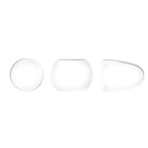 Mineral Bubble Magnifier Lens Watch Date Window Crystal - Round , Square, Bullet
