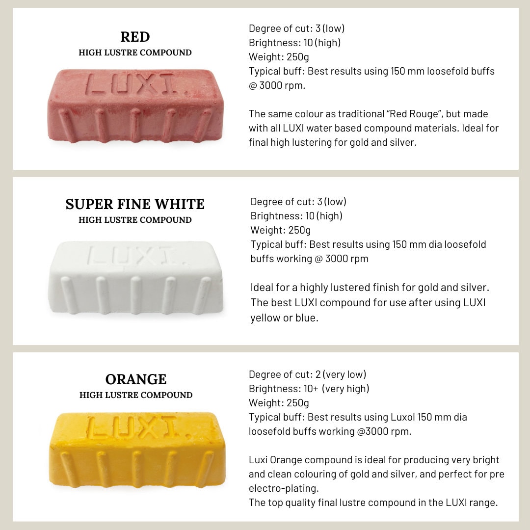 Jewellery Polishing Compound Purple Luxi Lustre Shine Alloys Etsy New