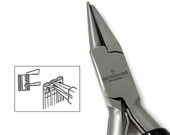 Watch Bracelet Link Removing Pliers Metal Band Adjustments Round & Flat Jaws