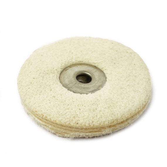 Polishing & Buffing Wheel White Yarn 1 Use With Dremel or Rotary