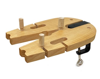 Multipurpose Bench Peg Lightweight Wooden Jewellers Pin with Slots & Pins