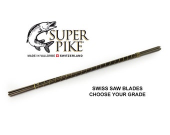 Super Pike Swiss Piercing Lames de scie Jewelers Lames de scie – 12 pièces, Pick Grade