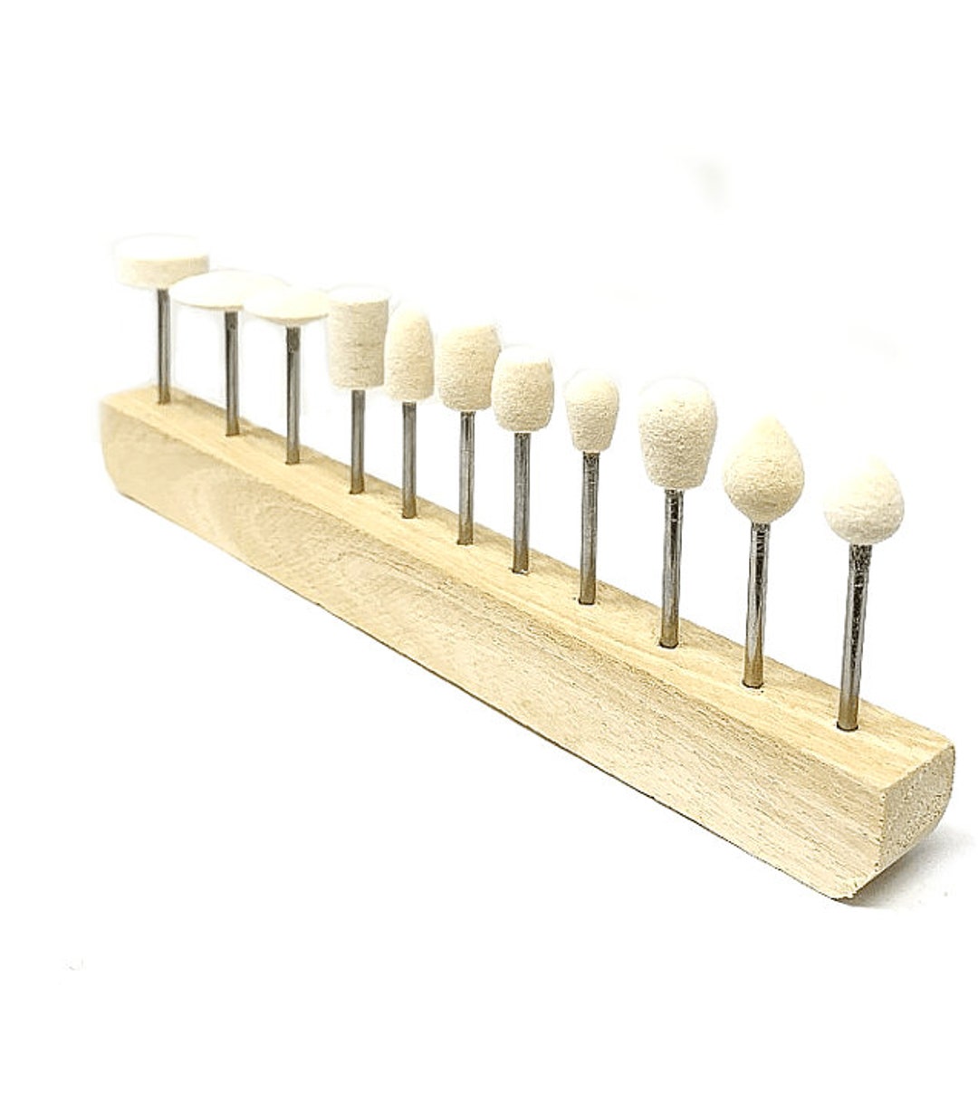 Felt Bobs Polishing Points Mounted Pendant Cleaning Jewellery Making