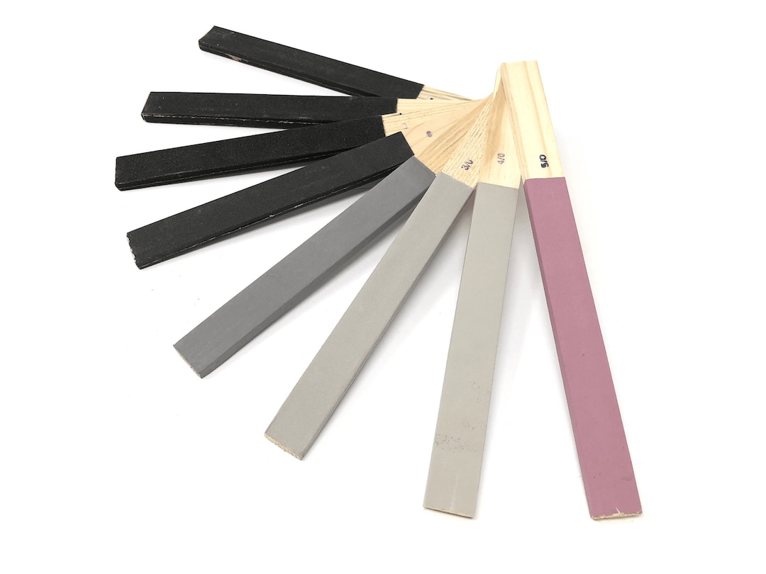 Jeweller's Emery Sticks Polishing Paper Sanding Stick Boards Jewellery