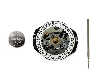 Hattori VX82 at 3 O'Clock Seiko Quartz Watch Movement, HEIGHT 2