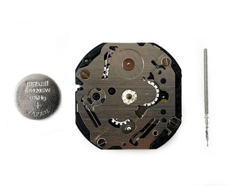 Hattori VX36 Seiko Quartz Watch Movement Replacement Date at 3h, Day at 9h