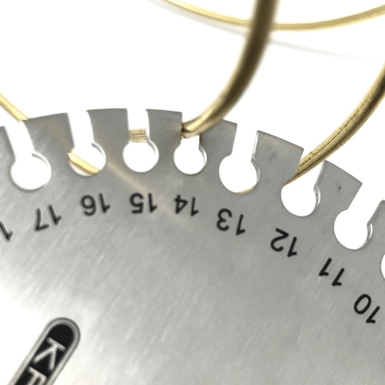 Standard Wire Diameter Gauge SWG Stainless Steel Measuring Etsy