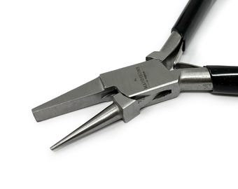 Flat & Round Nose Pliers Forming Ring Bending Jewellery Wire Looping