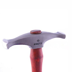 Fretz Rounded Narrow Raising & Embossing Hammer Metal Jewellery Making Hammering Metal Moulding Forming Tool