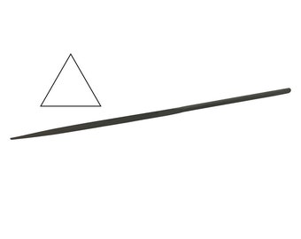 Herramienta de joyero con lima de aguja de valor único cuadrado de tres triángulos 12mm - 18mm corte 0 Triangular