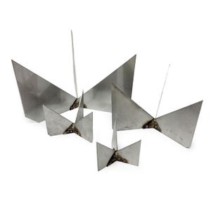 Dessous de plat à trois pointes, support de cuisson bijoutier pour argile métallique émaillée au four ou au chalumeau