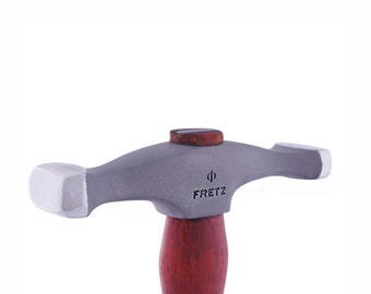 Fretz Wide Raising Hammer, Large Metal Jewellery Making Hammering Metal Moulding Forming Tool