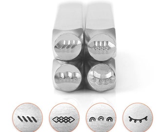 ImpressArt Border Stamp Pack, Series 1, Metal Stamping Personalised Jewellery