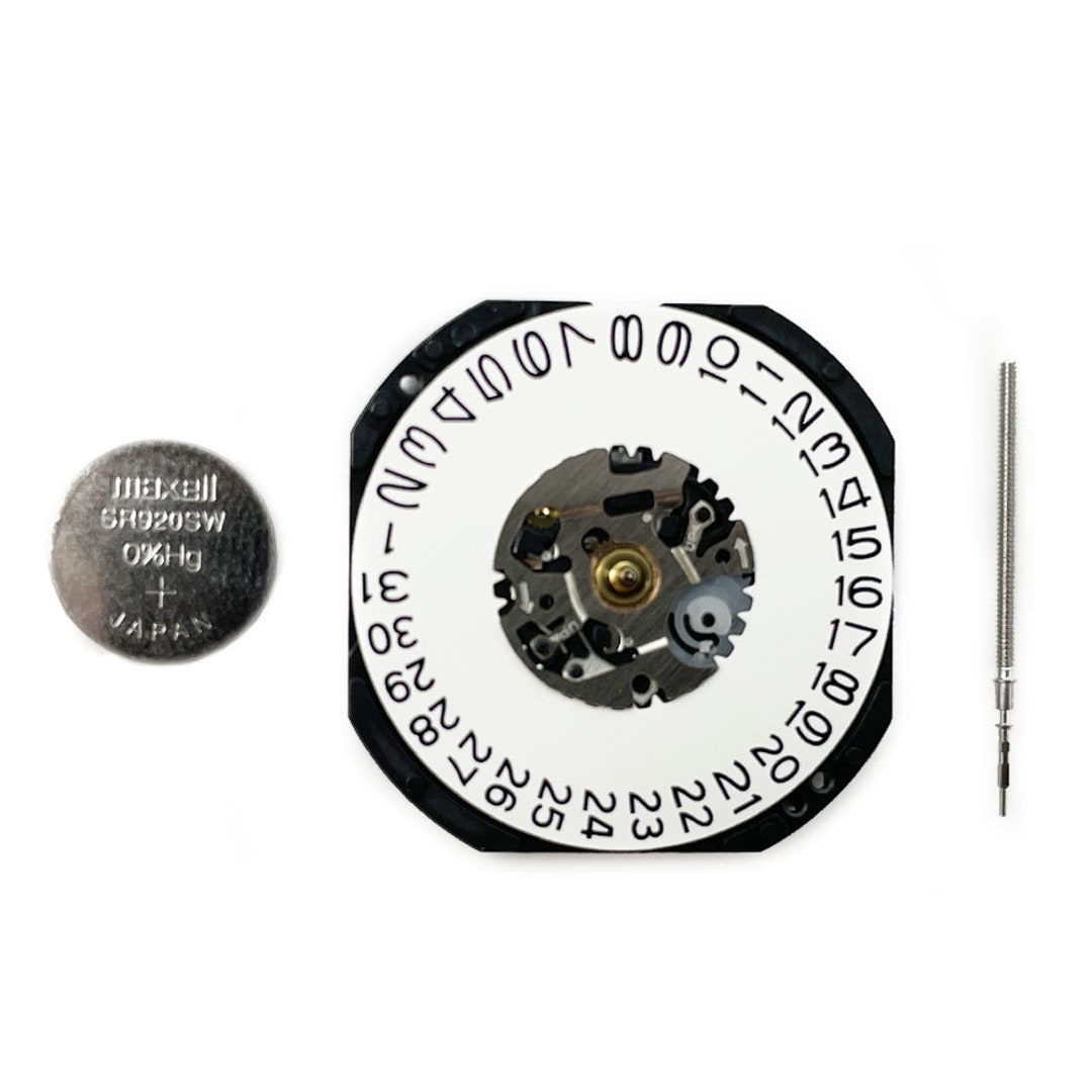 Hattori VX42 Seiko Quartz Watch Movement Date at 3 O'clock Etsy