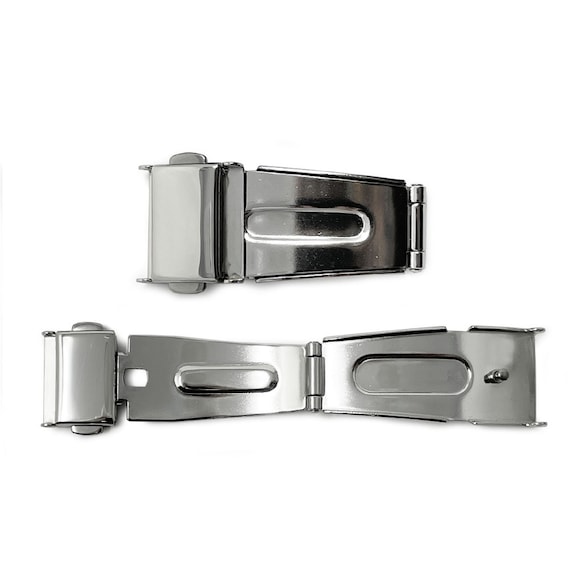 Lot De 4 Fermoirs De Bracelet De Montre En Acier Inoxydable - Compatible Avec La Plupart Des Bracelets - 3