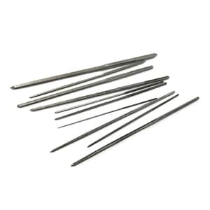 Cutting Broaches Set 0.9mm - 4.0mm Enlarge Holes in Clock Bushes Drilled Jewellery