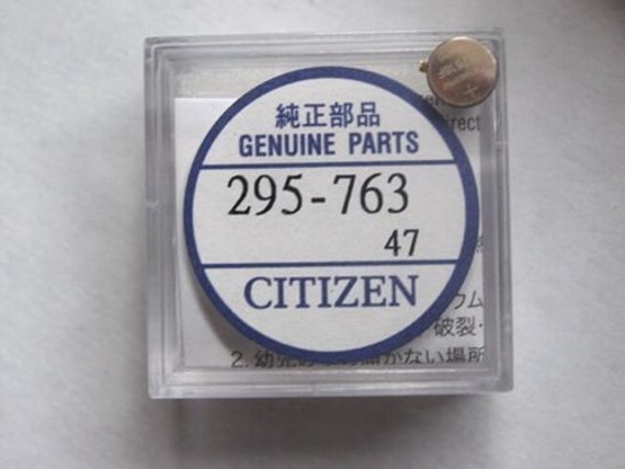 Citizen Capacitor Battery for Eco-drive J015M, J165M, 295-763