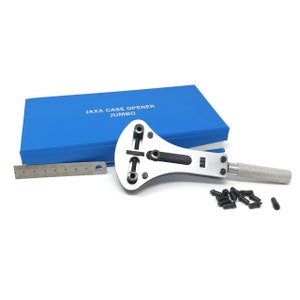 Jaxa Watch Case Opener Watch Repair Tool - Watch Back Remover Jaxa Style with 12 Pins Removes Wristwatch Case Backs Watchmakers Servicing