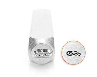 Impress Art Flourish B 6mm Design Stamps Metal Stamp Punch Set Metal Stamping Tool Jewellery Making Design Tool Metal