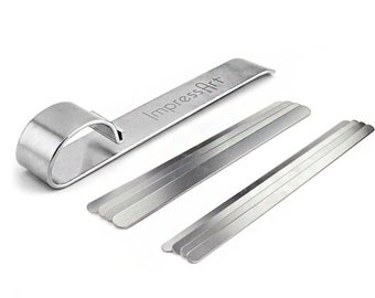 Impress Art Bracelet Bending Bar Kit Shapes Soft Metal Bending Forming Bracelet Jewellery Making Tool Personalised Cuff Bracelet