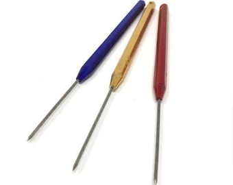 Titanium Soldering Pick Set of 3 Jewellery Solder Metal Probe Wooden Handle Crafts Model Making Crafting Tool