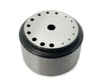 Round Watch Staking Block Riveting Anvil 15 Holes Hardened Steel Watchmaking