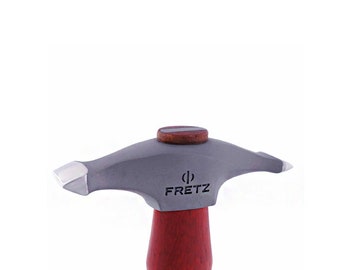 Fretz Short Sharp Texturing & Raising Hammer Textures Metal Lifting Hammer Strumento per la creazione di gioielli