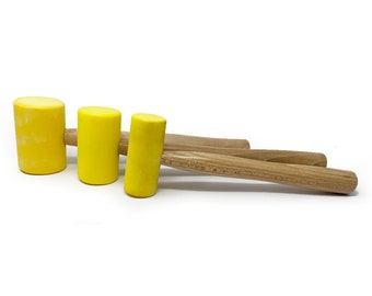 Polypropylene Mallet Jeweller's Plastic Hammer Forming Tool Bending Metals Wire Small Medium Large