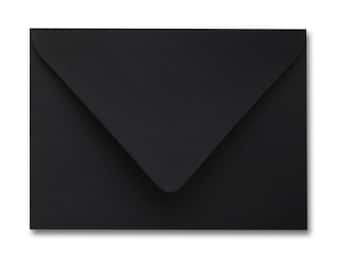 Black Envelopes, Size A7 or A6, Pack of 25