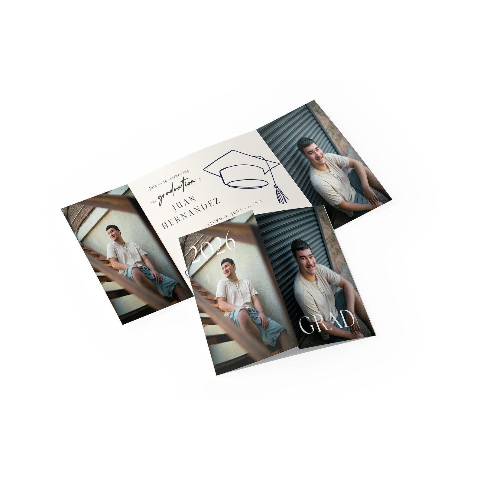 Gate Fold Graduation Invitation - Etsy