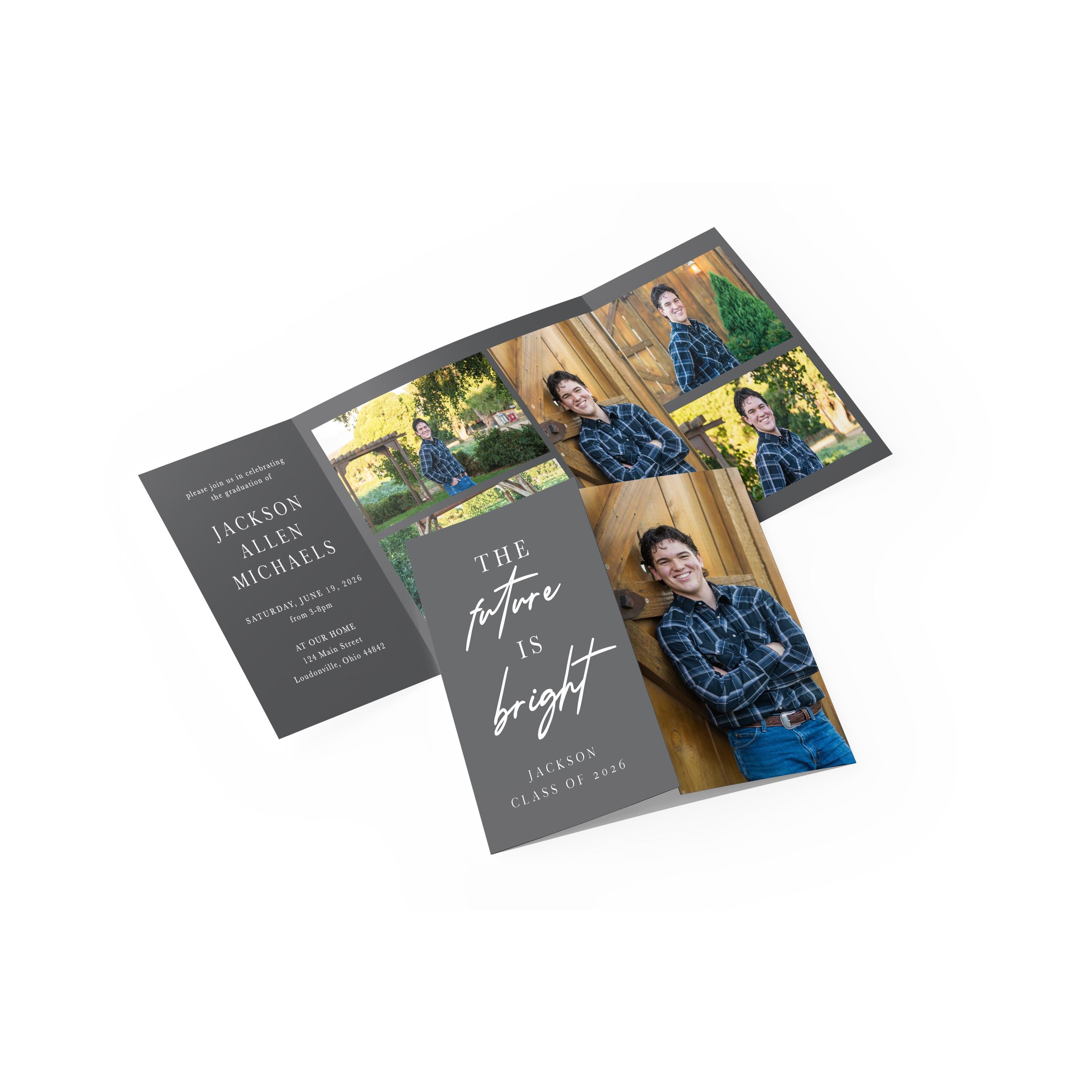 Gate Fold Graduation Invitation - Etsy