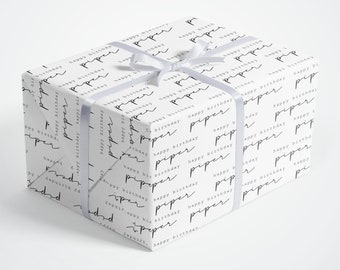 Personalized Gift Wrap 30"x60" , Birthday Gift Wrap, Custom Gift Wrap