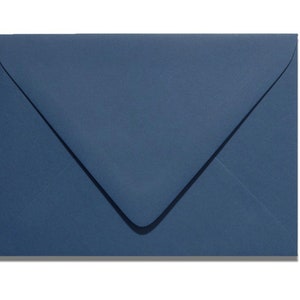 Navy Envelopes, Size A7 or A6, Pack of 25