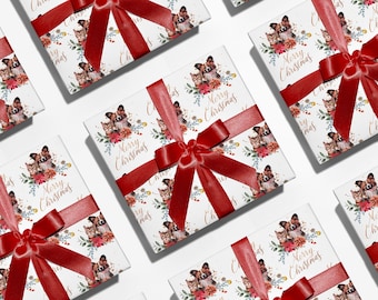 Personalized Gift Wrap 30"x60" , Custom Gift Wrap