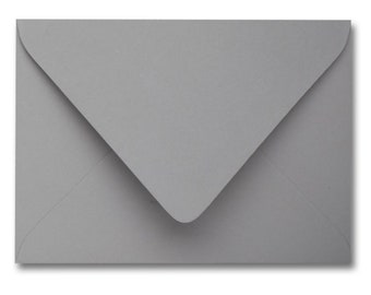 Gray Envelopes, Size A7 or A6, Pack of 25