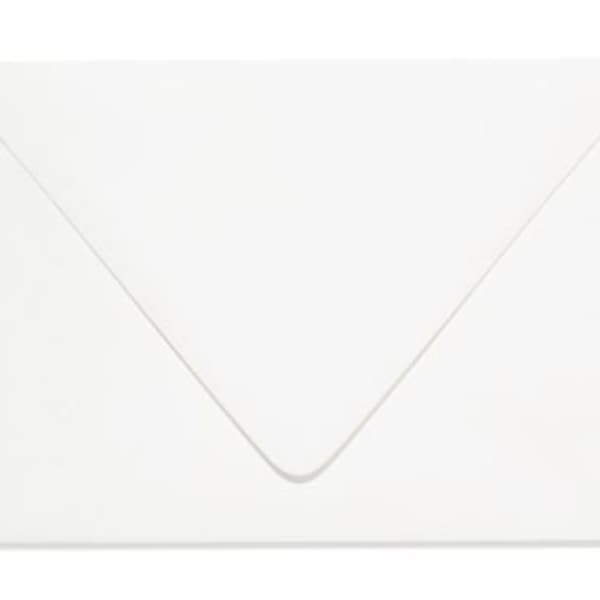 White Frost Envelopes, Size A7 or A6, Pack of 25