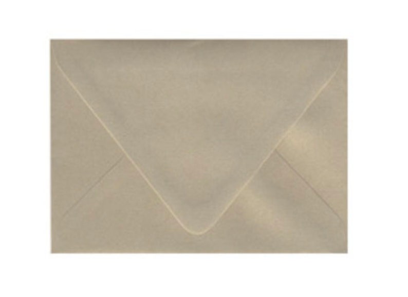 Gold Leaf Envelopes, Size A7 or A6, Pack of 25 image 1