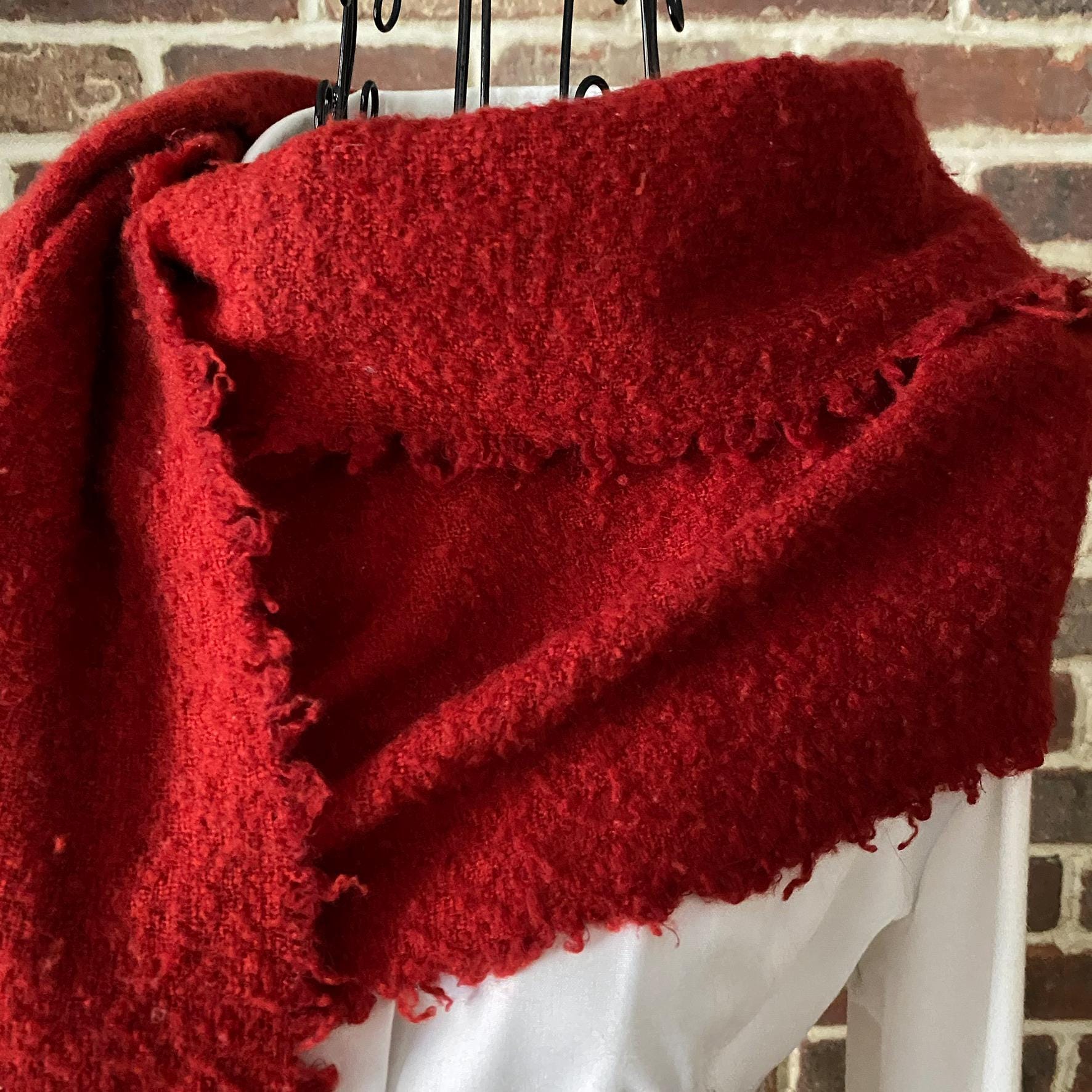 Vintage Faliero Sarti Cherry Girl Fashion Scarf Red Virgin Vintage Faliero Sarti Cherry Girl Fashion Scarf Red Virgin