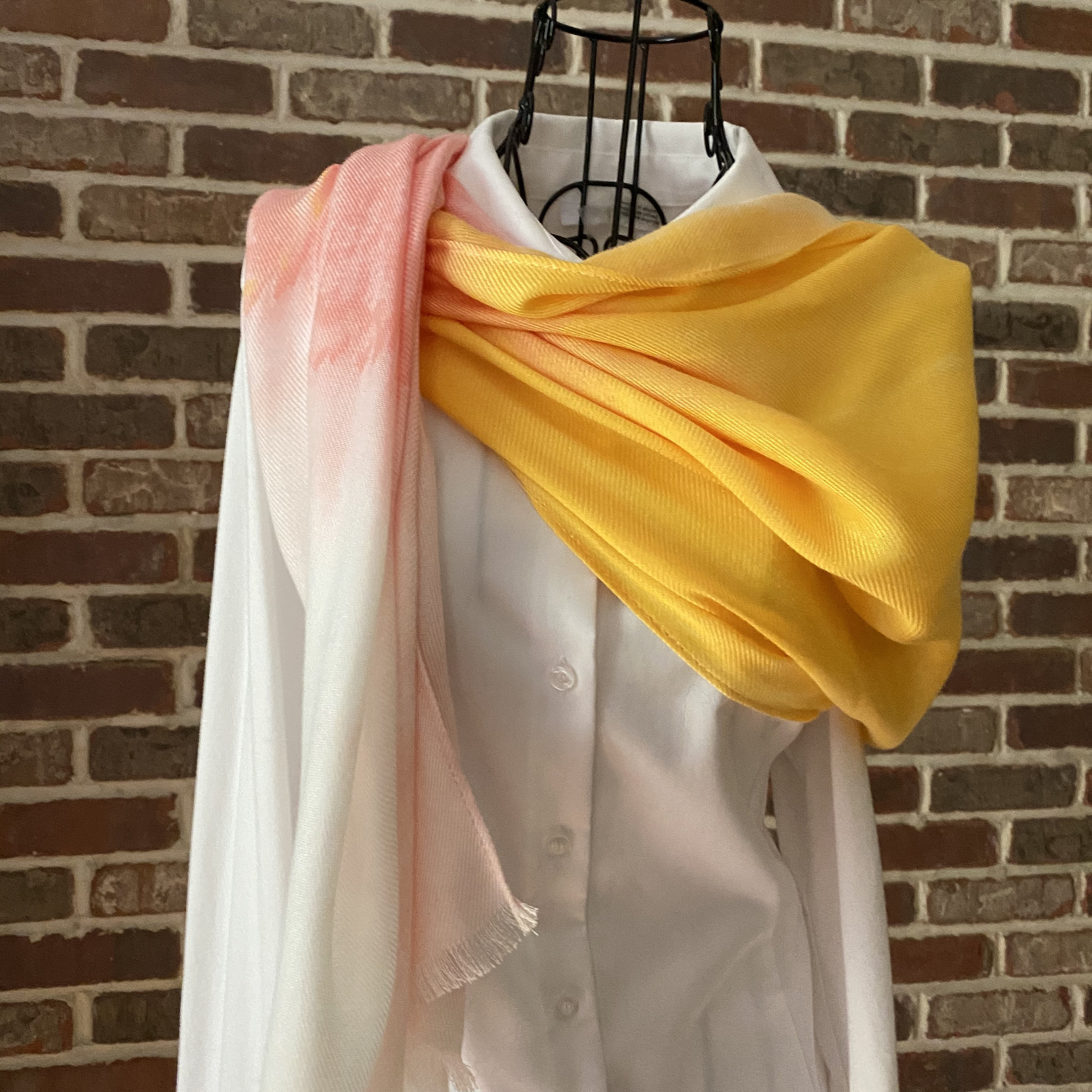 SAEMDI Sunny Scarf Top - Pale Yellow