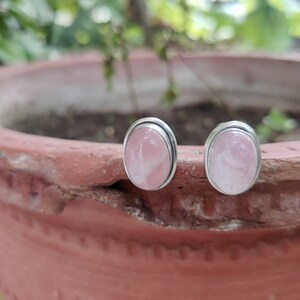 Gift for him Handmade cufflinks Rose quartz pink cufflinks cufflinks silver cufflinks pink silver buttons