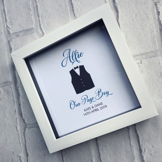 page boy photo frame