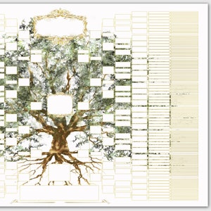 10 Generation Family Tree Template, a timeless piece that transcends generations. image 4