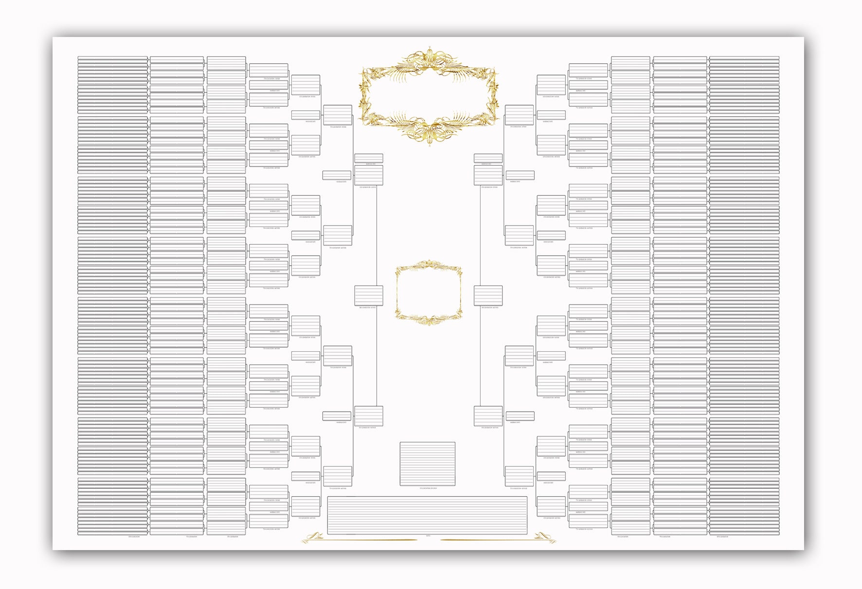 Free 10 Generation Family Tree Template