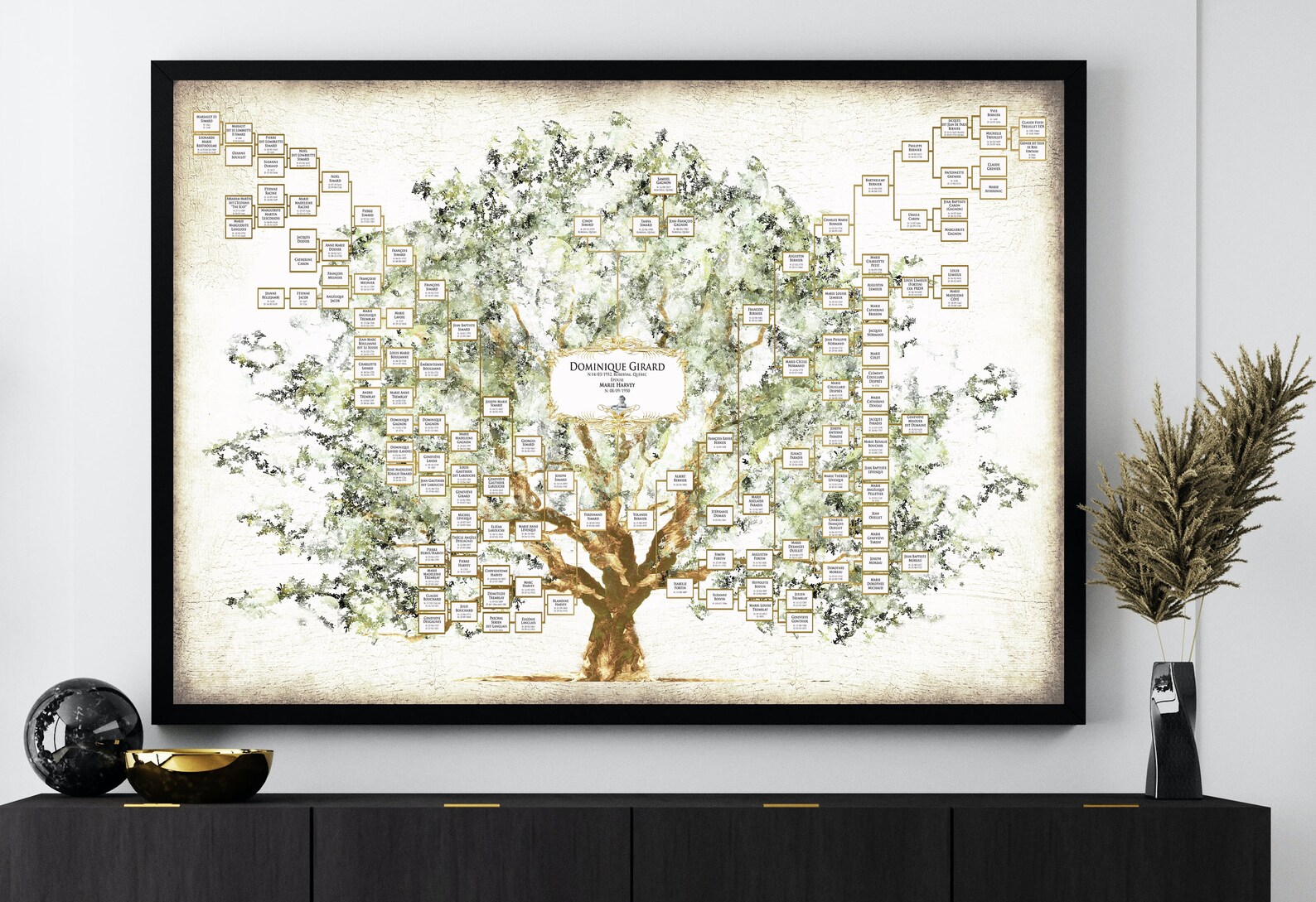 Ancestry Family Tree With Incomplete Information. Custom Family Tree ...