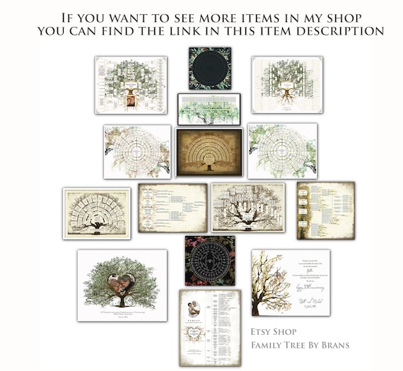 Free Printable Family Tree Illustration Template –