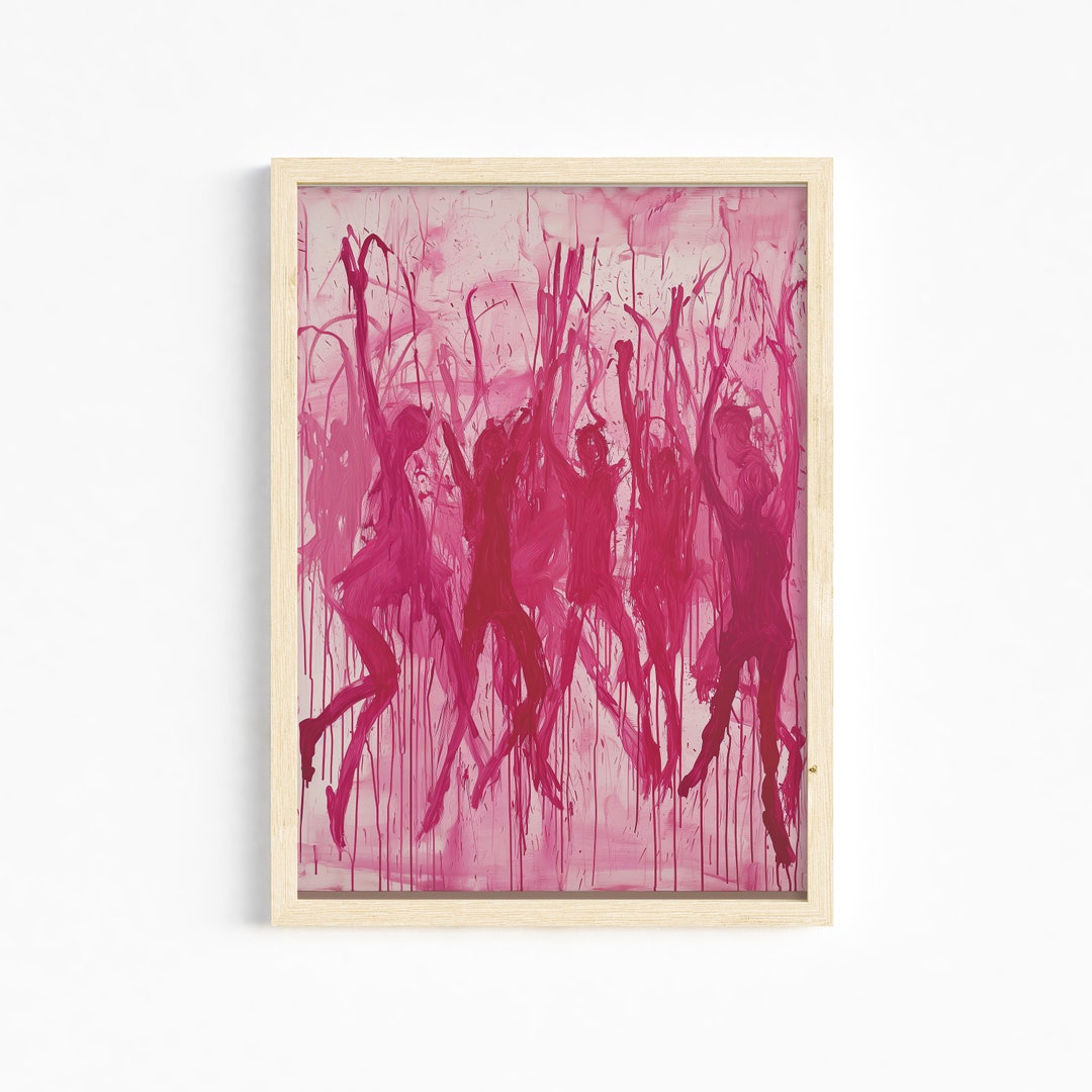 Expressionist Dance Print Vibrant Abstract Art DIGITAL DOWNLOAD Etsy