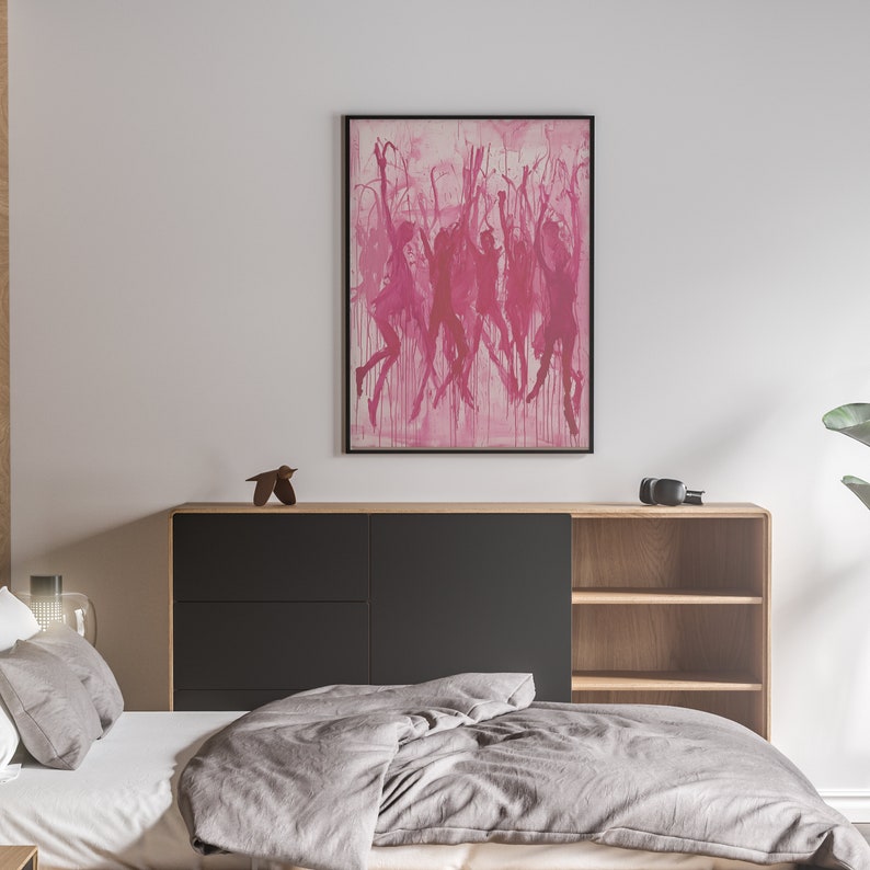 Expressionist Dance Print Vibrant Abstract Art DIGITAL DOWNLOAD Etsy