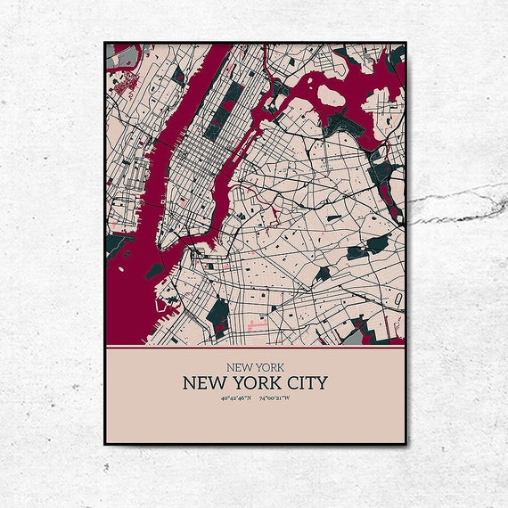 Street Map Of New York City Printable - Map