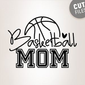 Basketball Mom Svg, Basketball Fan Svg, Basketball Shirt Design Svg, Basketball Mama Svg, Cut Files for Cricut & Silhouette, Sport Svg