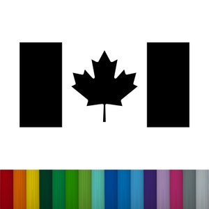 Canada Flag Vinyl Decal Sticker